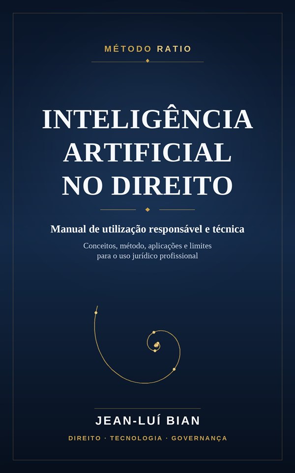 Capa do livro Método Ratio — Inteligência Artificial no Direito, de Jean-Luí Bian